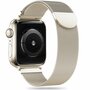 TechProtection milanees metalen Apple Watch 49 / 45 / 44 mm bandje starlight