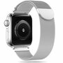 TechProtection milanees metalen Apple Watch 41 / 40 / 38 mm bandje zilver