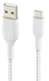 Belkin Braided BoostCharge USB-A naar USB-C kabel 15 centimeter Wit