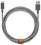 Native Union Belt XL USB-C naar USB-A 3 meter kabel zebra