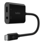 Belkin RockStar USB-C naar 3,5 mm audio en oplaad adapter