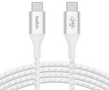 Belkin Braided 240 watt USB-C kabel 1 meter wit