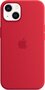 Apple MagSafe siliconen iPhone 13 mini hoesje rood