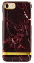 Richmond Finch Marble Glossy iPhone SE 2022 / 2020 / 8 / 7 hoesje Rood