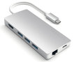 Satechi USB-C Multi Port hub V2 Ethernet 4K adapter Zilver