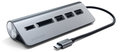 Satechi Aluminium USB-C naar USB hub Grijs
