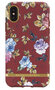 Richmond Finch Marble iPhone X hoesje Floral Rood