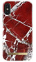 iDeal of Sweden iPhone X hoesje Marble Rood