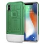 Spigen Classic C1 iPhone X hoesje Sage Groen