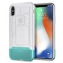 Spigen Classic C1 iPhone X hoesje Snow Wit