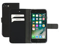 Mobiparts Saffiano Wallet iPhone 8 / 7 hoesje Zwart