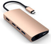 Satechi USB-C Multi Port hub V2 Ethernet 4K adapter Goud