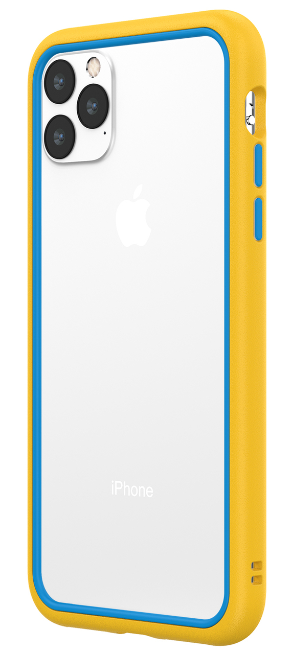 Rhinoshield CrashGuard NX iPhone 11 Pro Max bumper hoes Geel Blauw