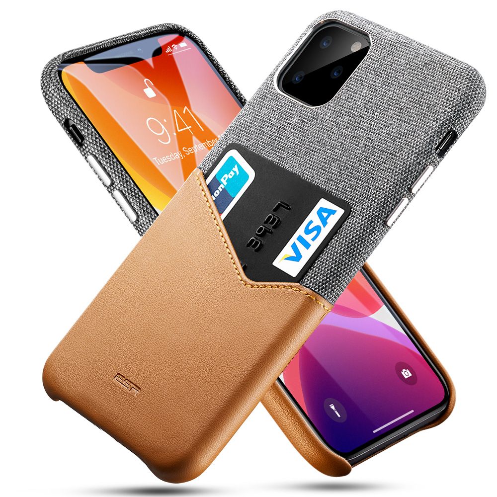 ESR Metro Wallet iPhone 11 Pro Max hoes Bruin