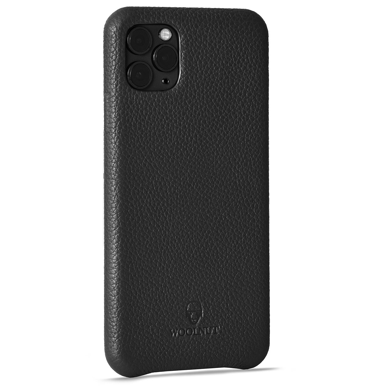 Woolnut Leather case iPhone 11 Pro Max hoes Zwart