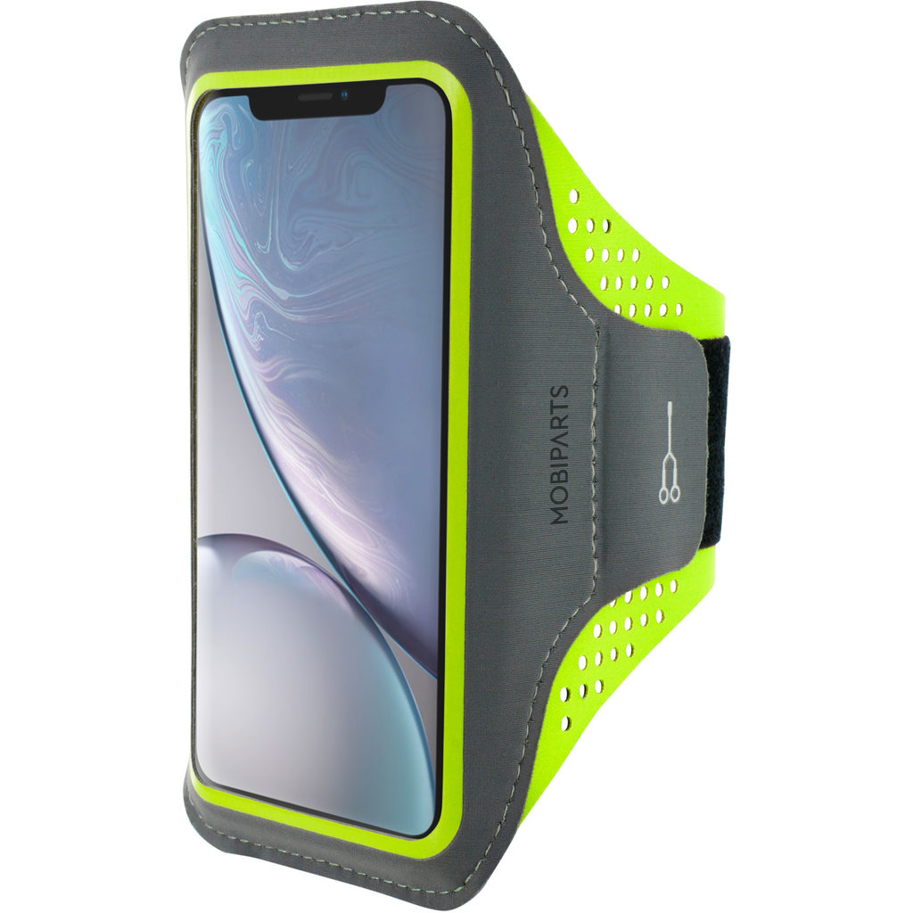 Mobiparts Comfort iPhone XR sportband Groen