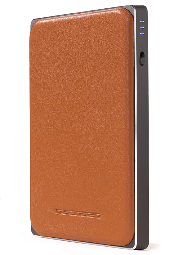 Decoded Leather Powerbank 6000 mAh Brown