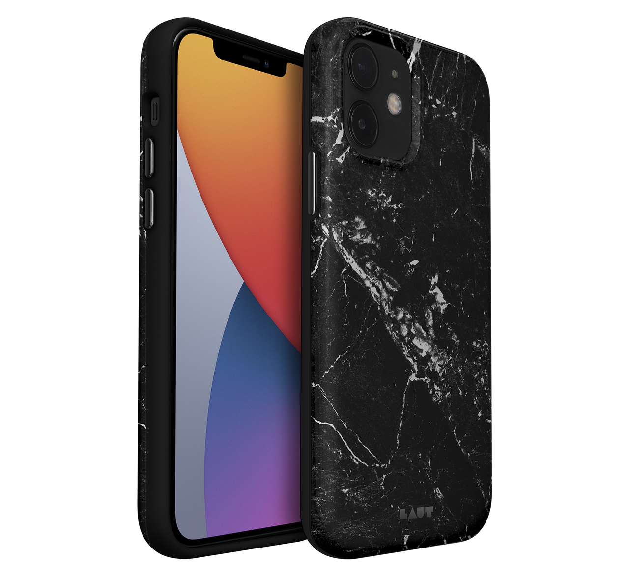 LAUT Huex Elements iPhone 12 mini hoesje Zwart