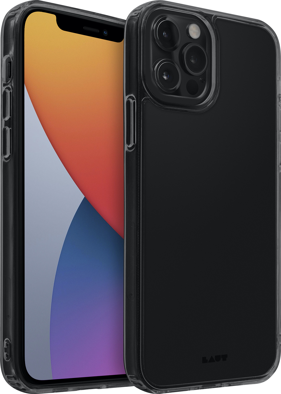 LAUT Crystal X iPhone 12 Pro Max hoesje Zwart