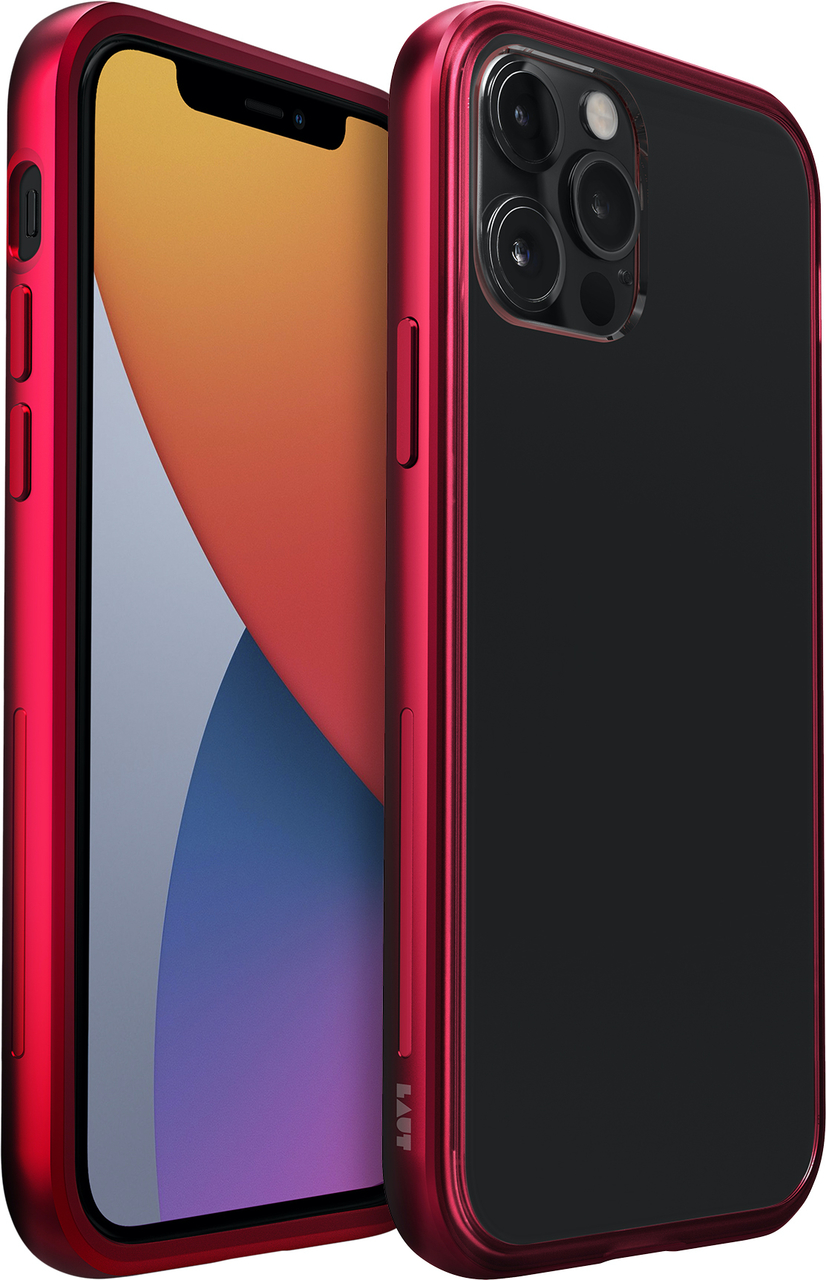 LAUT Exoframe iPhone 12 Pro Max hoesje Rood