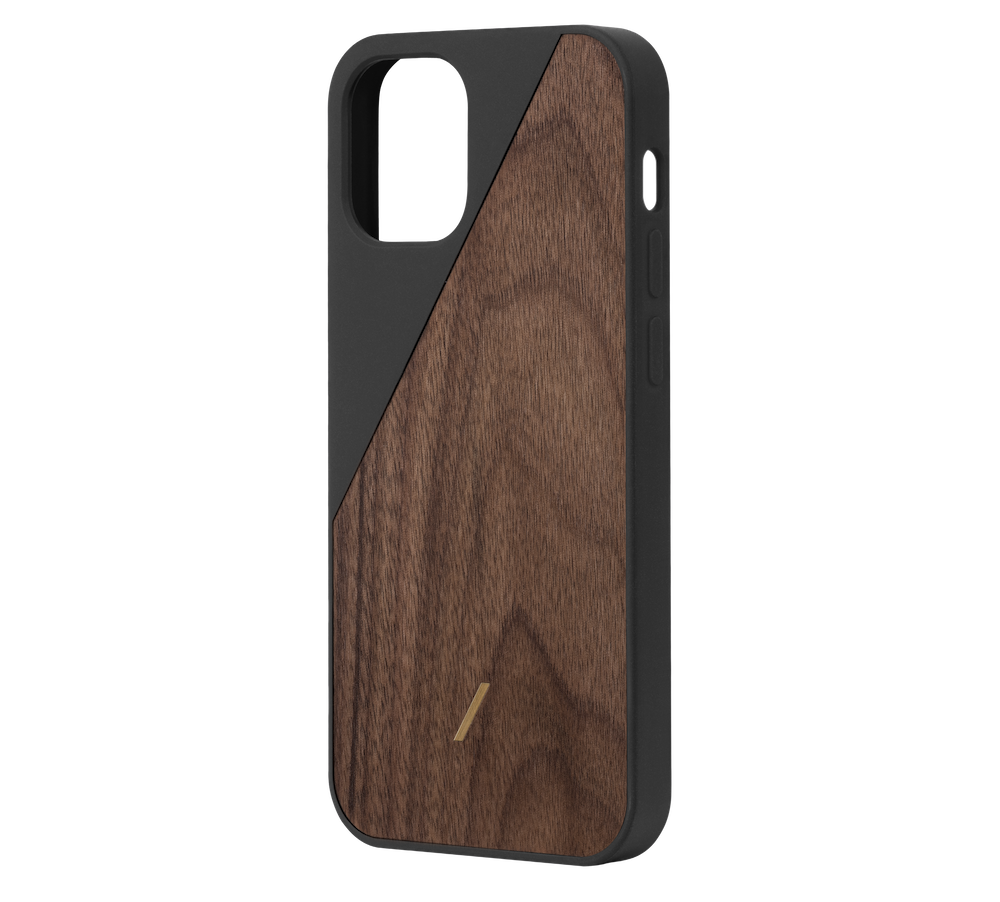 Native Union Clic Wooden iPhone 12 mini hoesje Zwart