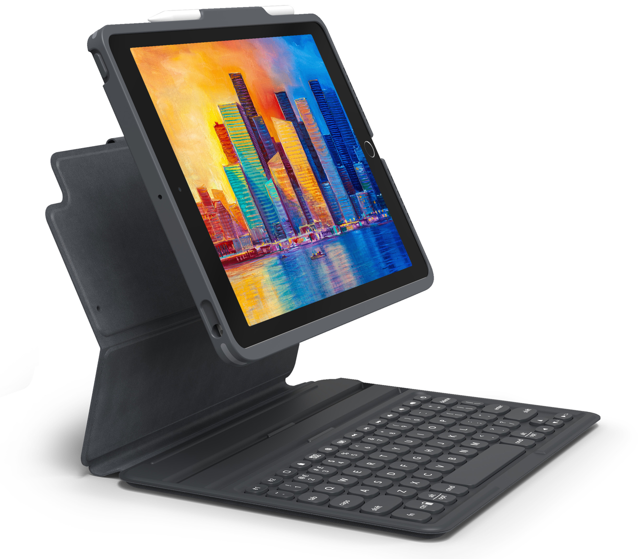 ZAGG Pro Keys iPad 2021 / 2020 / 2019 toetsenbord hoesje Zwart Appelhoes