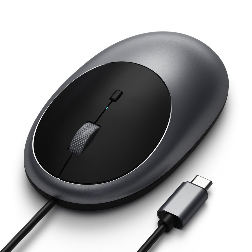 procent Toepassing toenemen Satechi C1 USB-C bedrade optische muis Grijs - Appelhoes