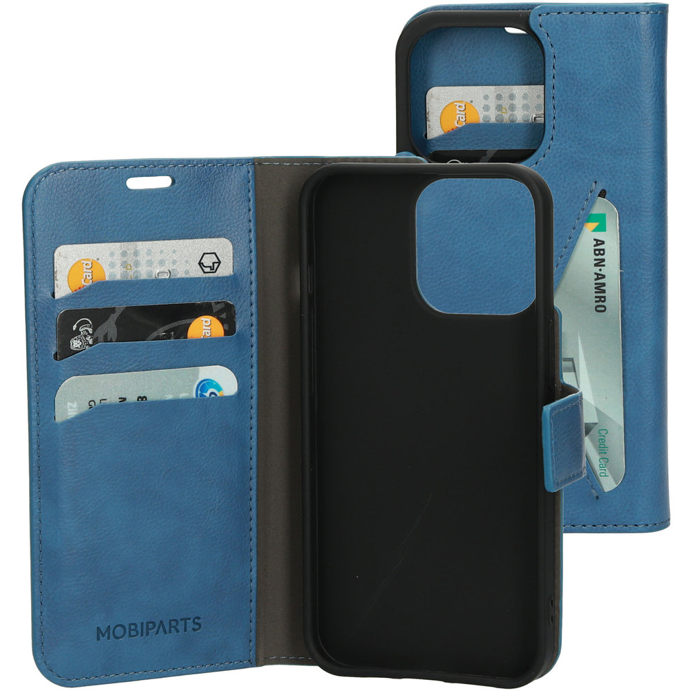 Mobiparts Classic Wallet iPhone 13 Pro Max hoesje Blauw