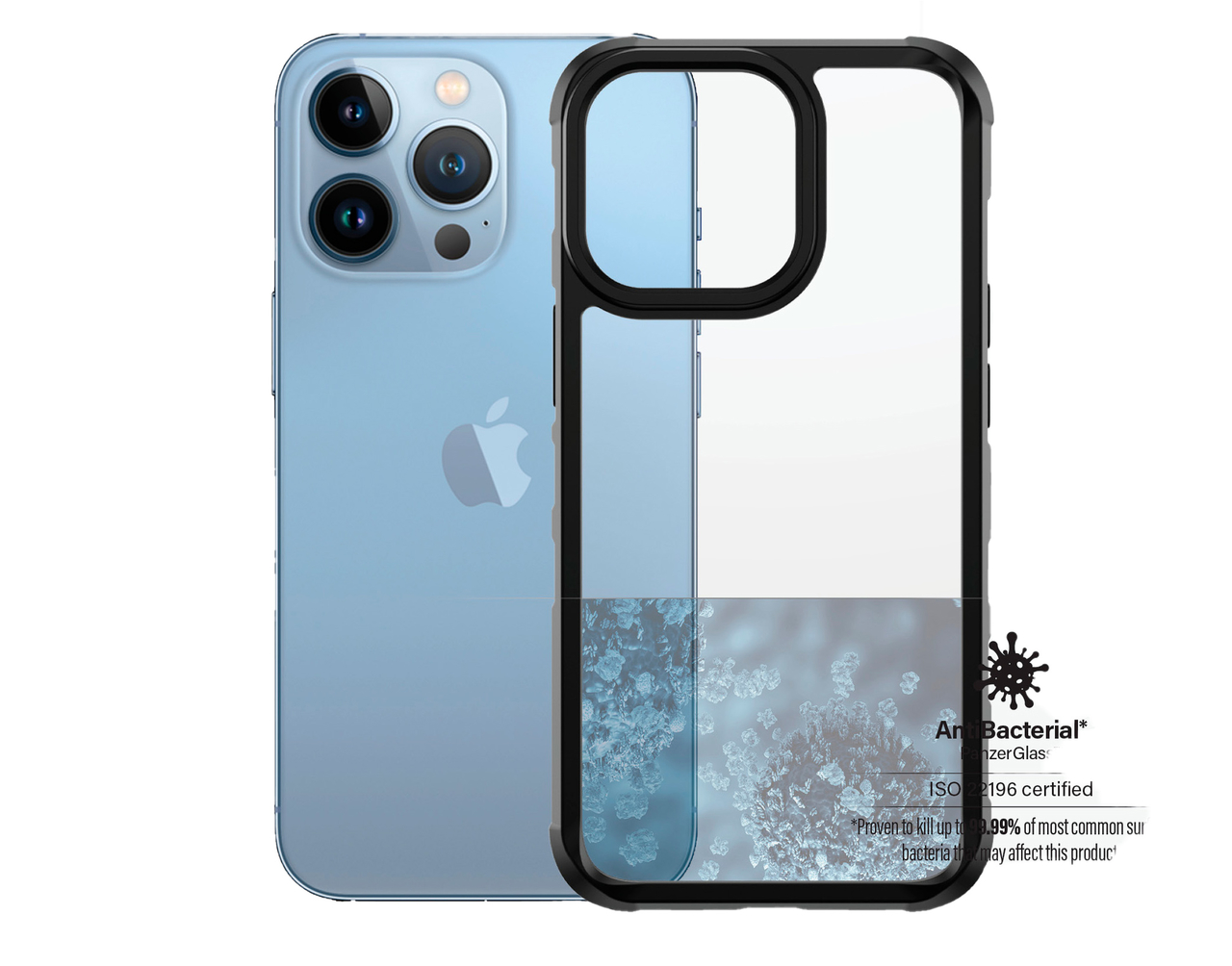 PanzerGlass SilverBullet iPhone 13 Pro hoesje Zwart