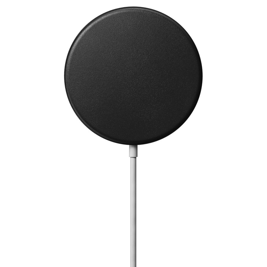 Nomad leren hoesje voor MagSafe oplader Zwart