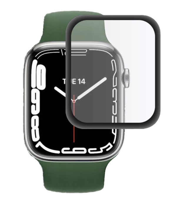 jazz Cataract Conform Glaasie Apple Watch 41 mm glazen screenprotector - Appelhoes
