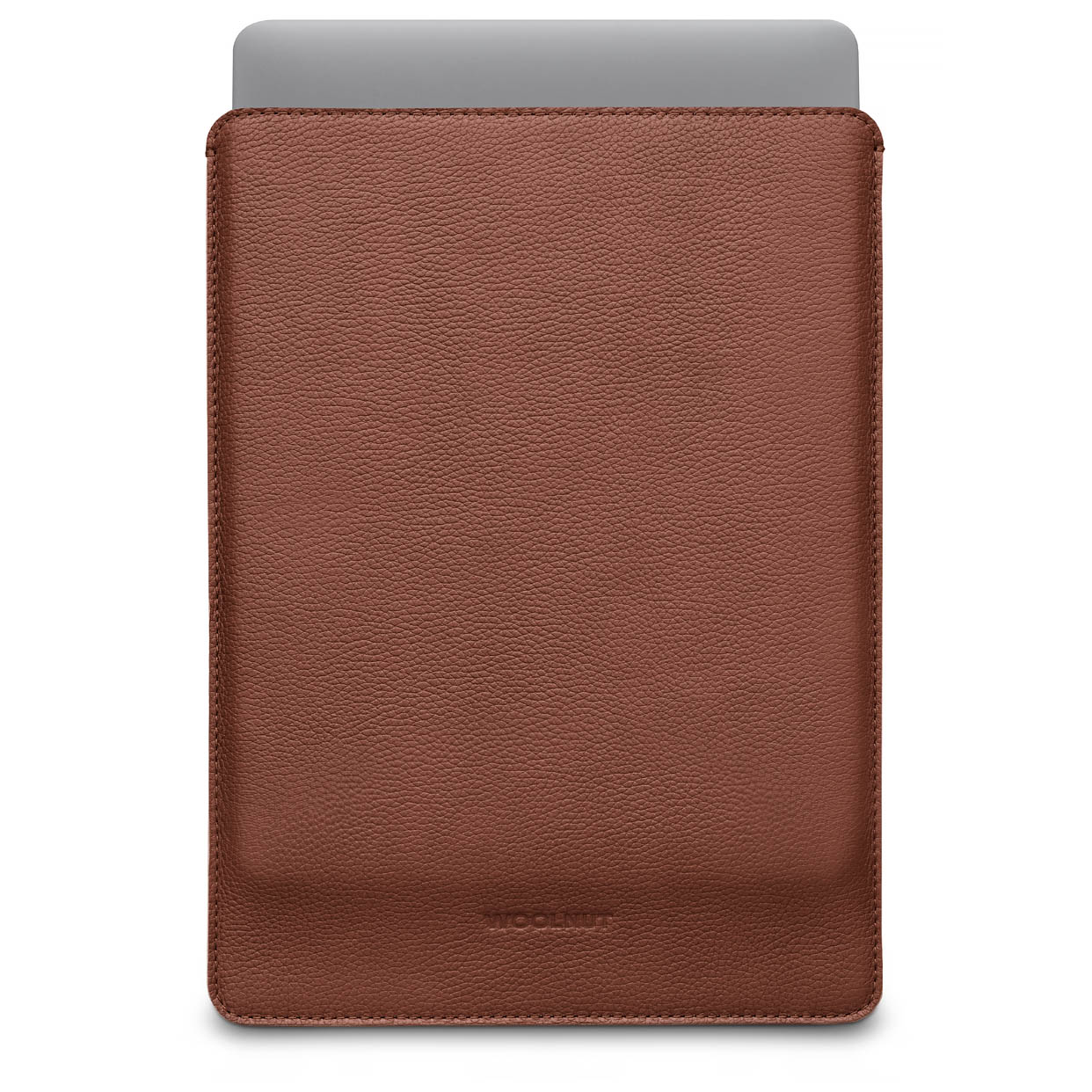 Woolnut Leather sleeve MacBook Pro 14 inch hoesje Cognac