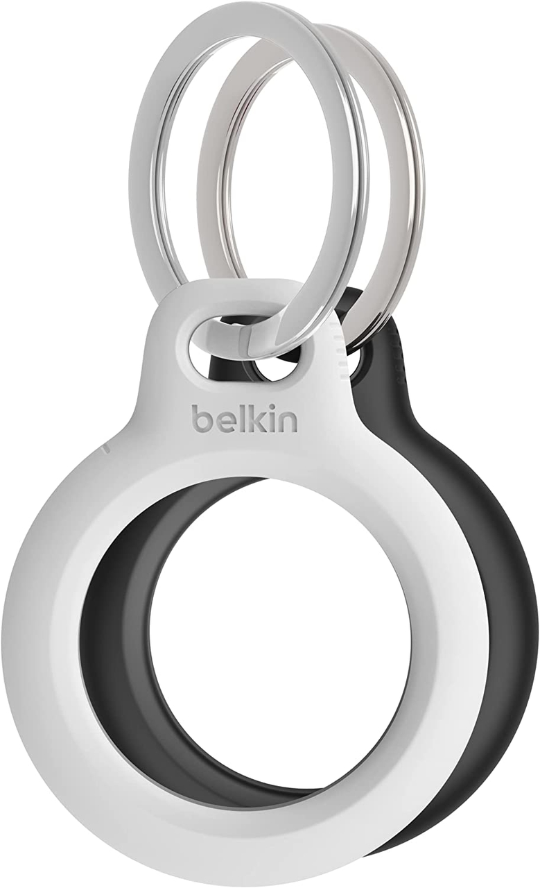 Belkin Classic AirTag sleutelhanger 2 pack Wit Zwart