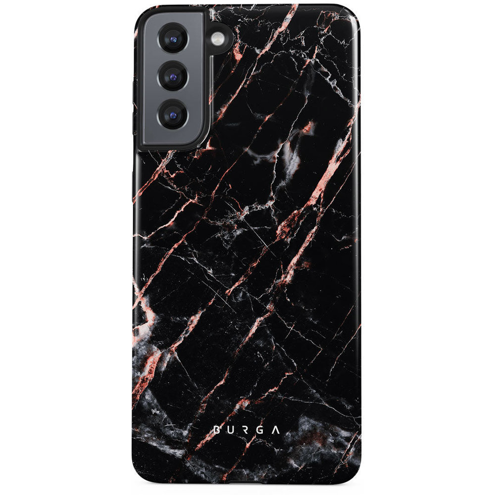 Burga Tough Galaxy S22 hoesje Rose Gold Marble 