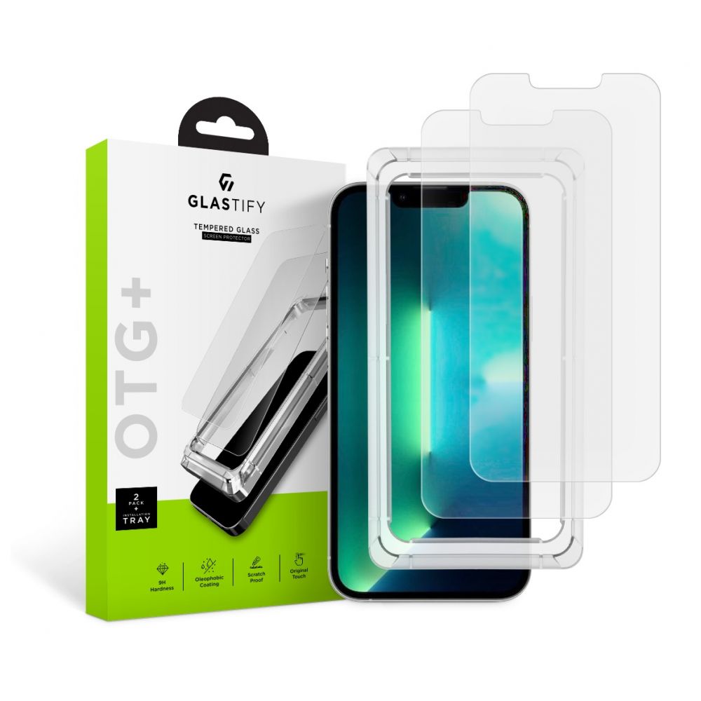 Glastify glazen iPhone 13 Pro Max screenprotector 2 pack