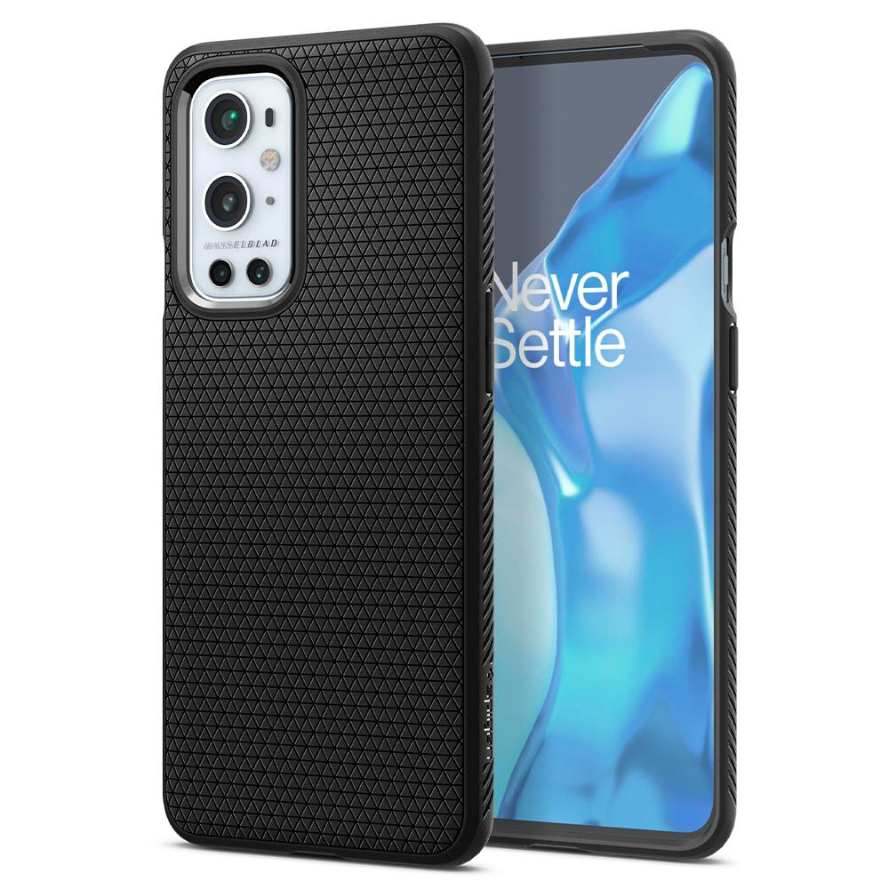 Spigen Liquid Air OnePlus 9 Pro 5G hoesje Zwart