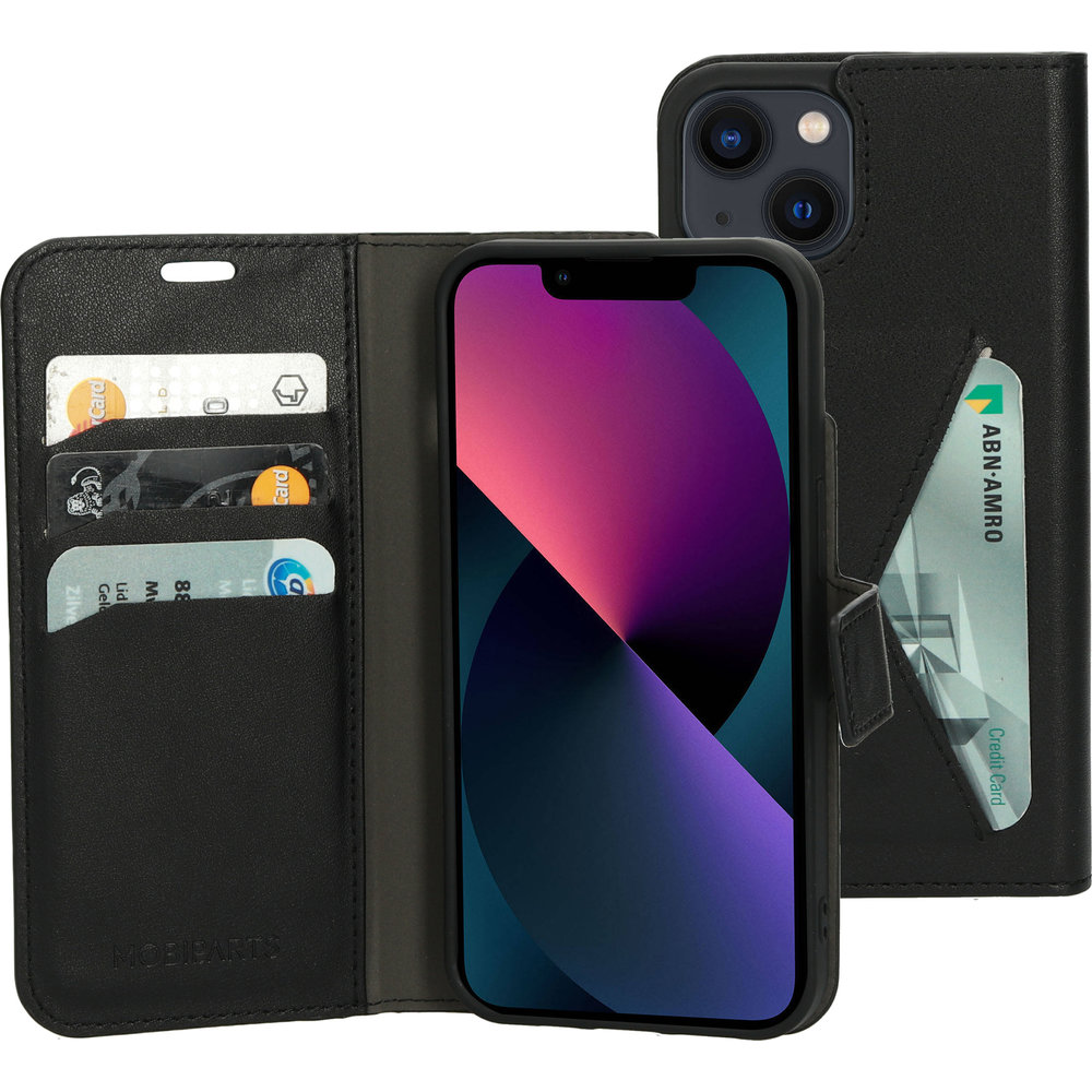 Mobiparts Classic Wallet iPhone 14 Plus hoesje zwart