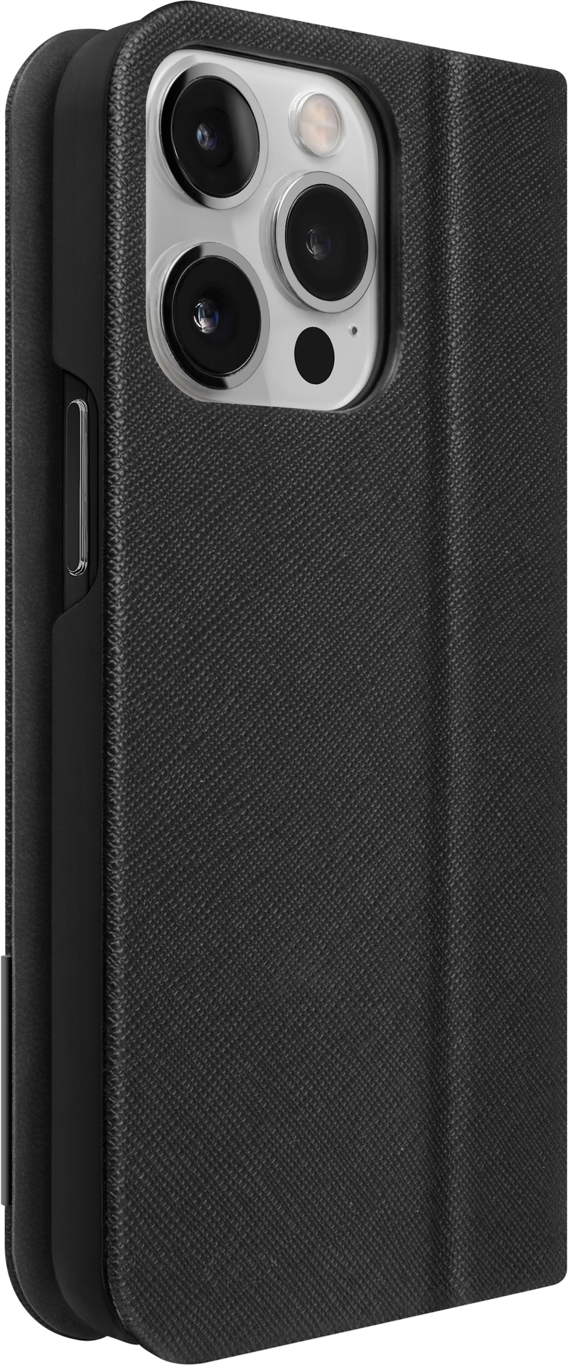 LAUT Prestige Folio iPhone 14 Pro hoesje zwart 