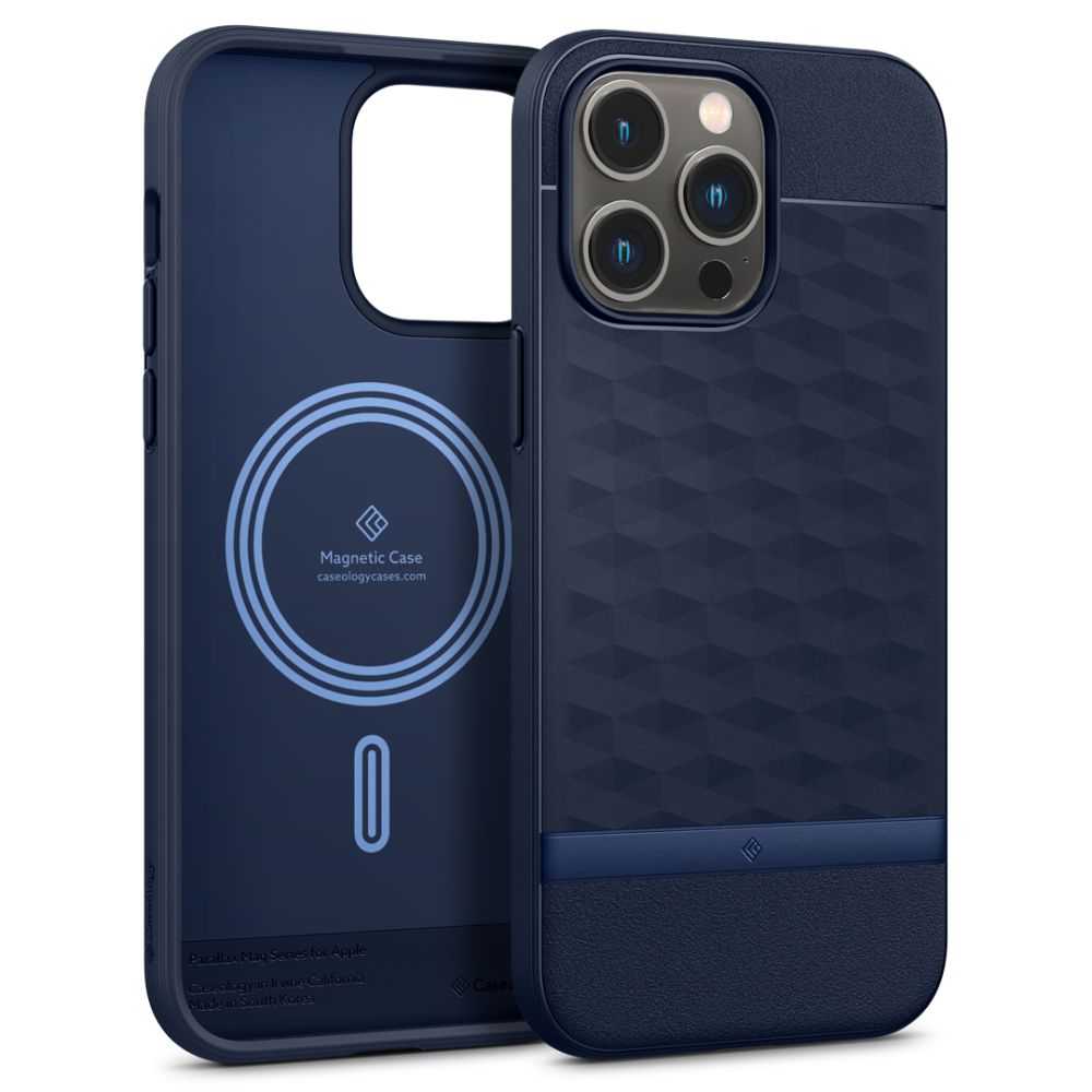 Spigen Parallax MagSafe iPhone 14 Pro Max hoesje blauw