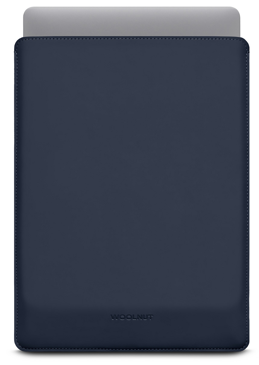 Woolnut Coated sleeve MacBook Pro 14 inch hoesje blauw