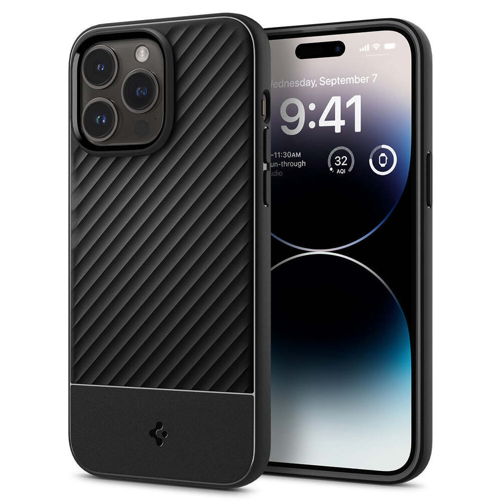 Spigen Core Armor iPhone 14 Pro Max hoesje zwart