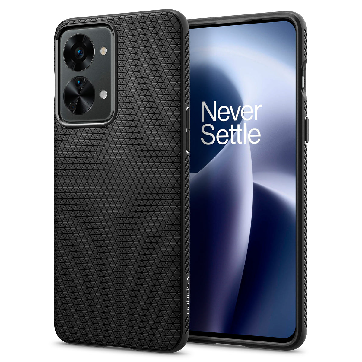 Spigen Liquid Air OnePlus Nord 2T hoesje zwart