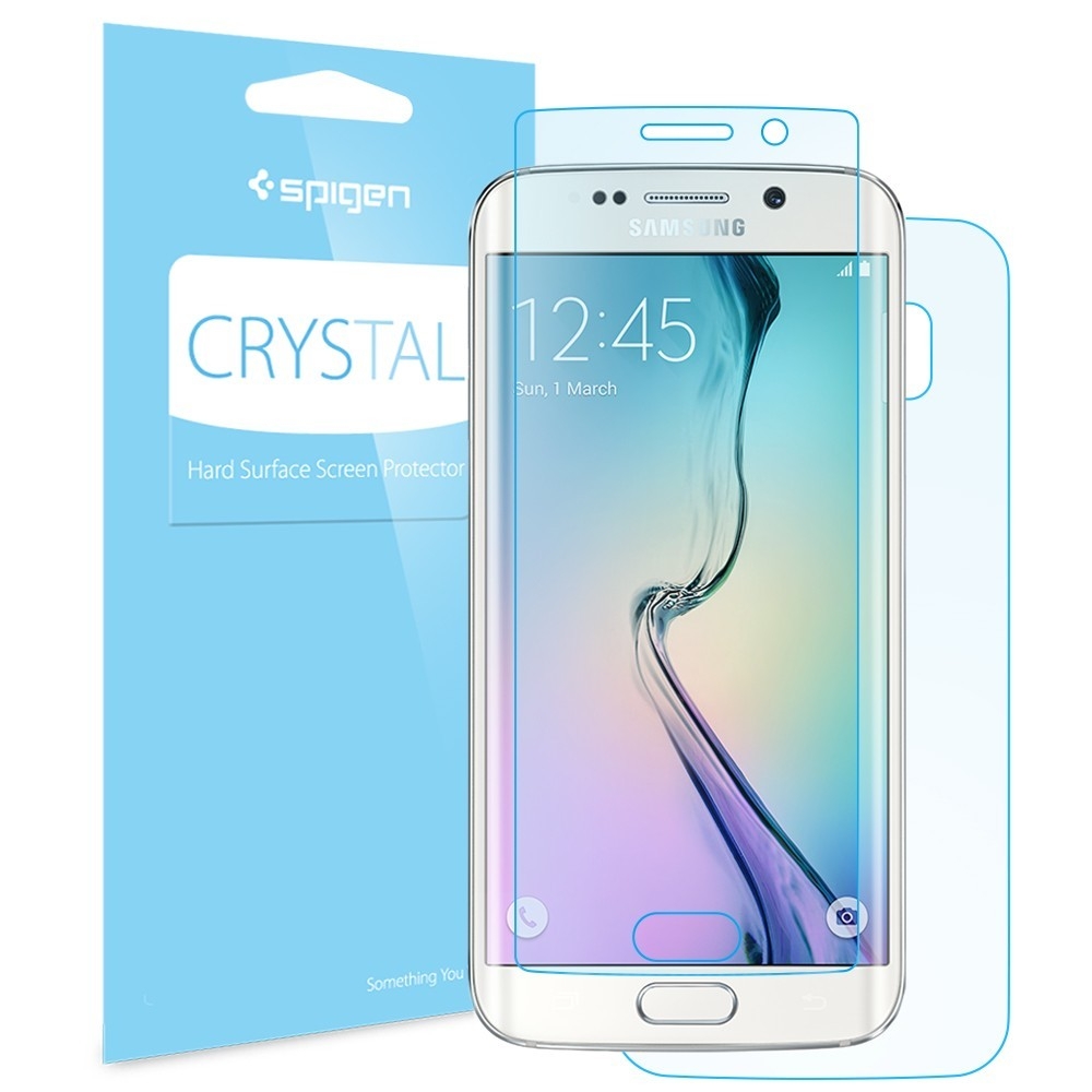 Spigen Crystal Galaxy S6 Edge screenprotector