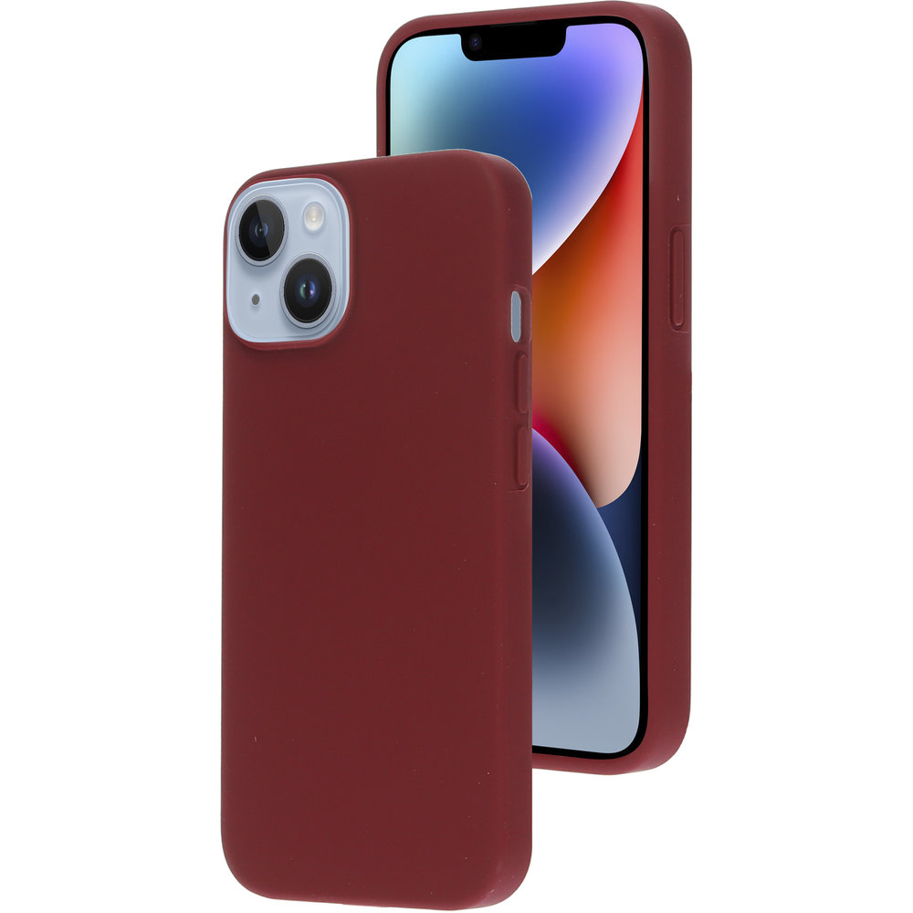 Mobiparts Silicone iPhone 14 hoesje plum