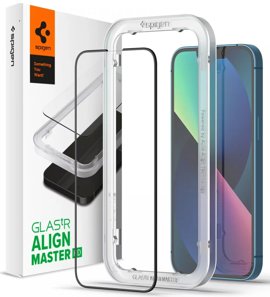 Spigen Edge to Edge Align iPhone 13 Pro Max glazen screenprotector 1 pack 