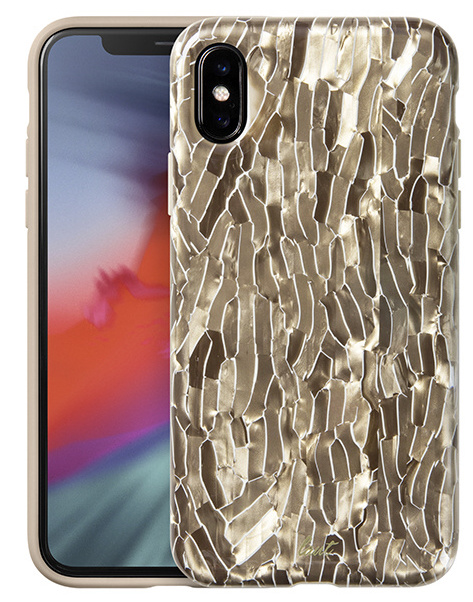LAUT Pop Pearl iPhone XS hoesje Champagne 