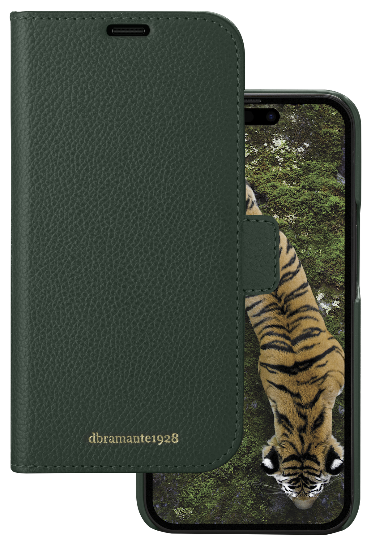 dbramante1928 New York iPhone 15 Pro 2 in 1 wallet hoesje groen