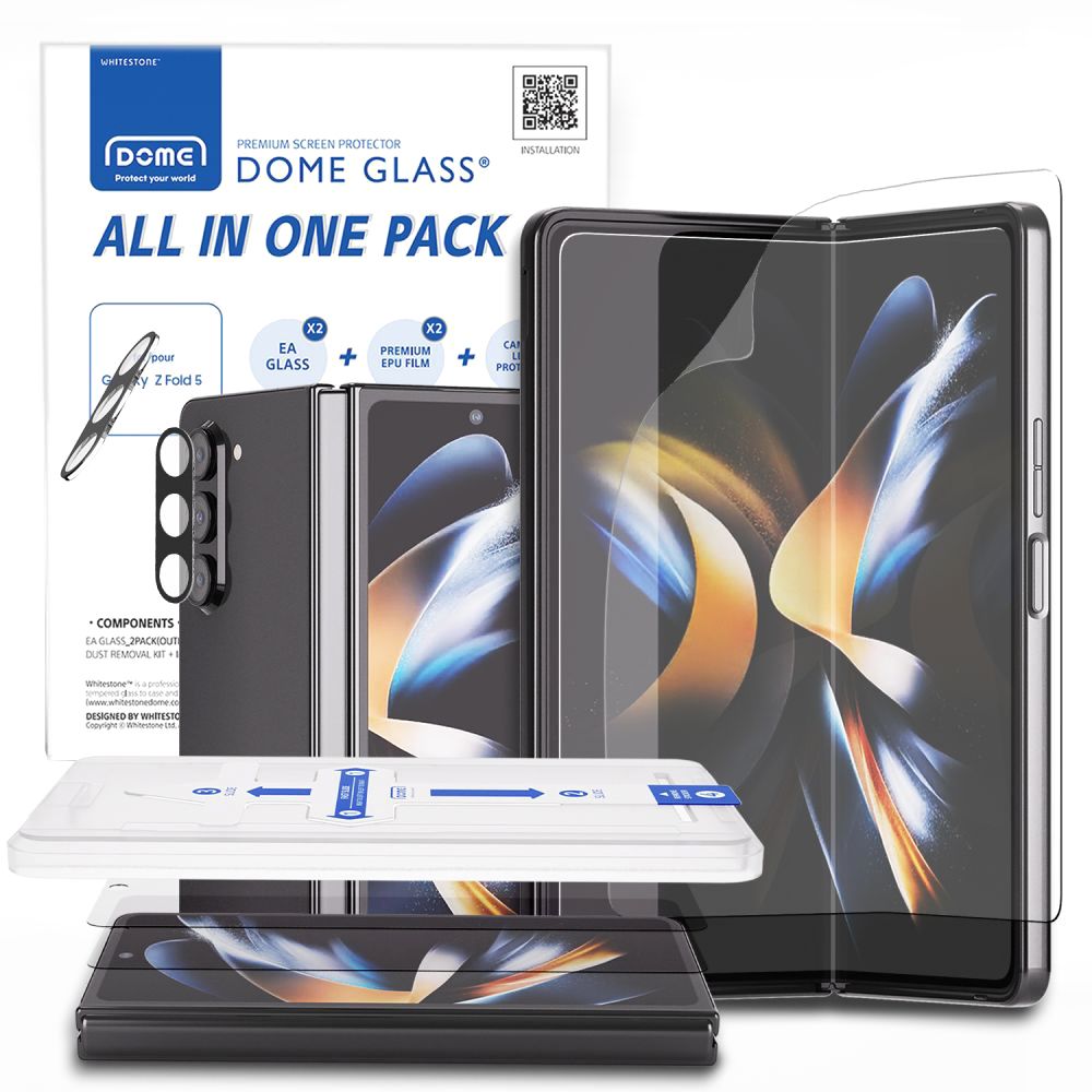 WhiteStone All-In-One set Galaxy Z Fold 5 screenprotector