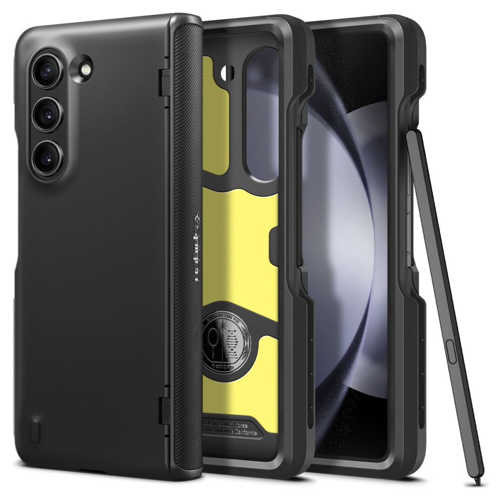 Spigen Slim Armor Pen Galaxy Z Fold 5 hoesje zwart