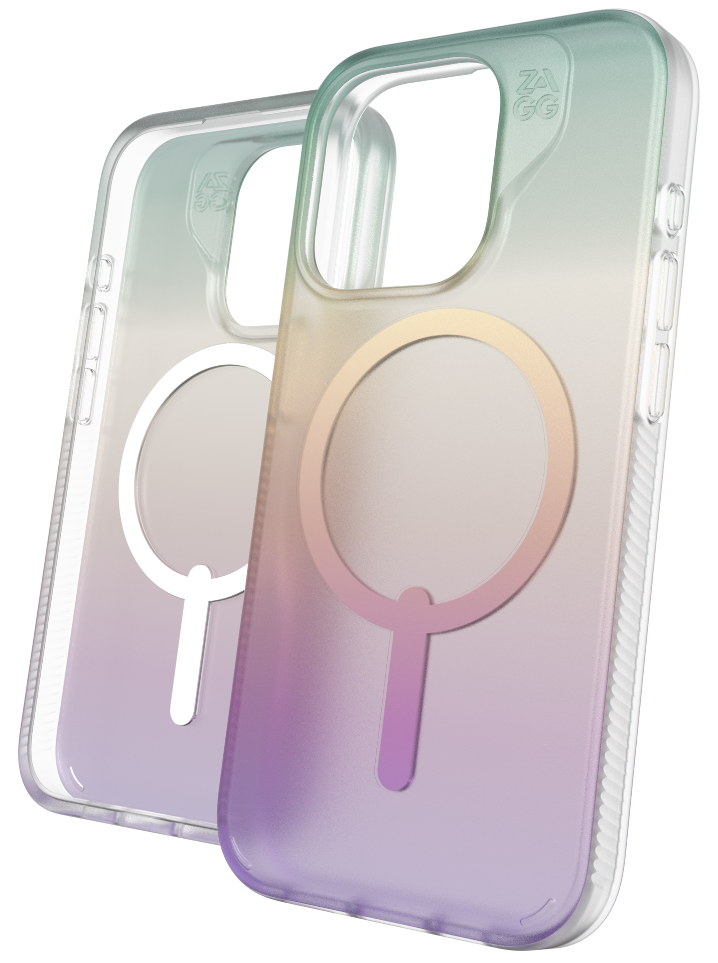 ZAGG Milan Snap MagSafe iPhone 15 Pro Max hoesje Iridescent